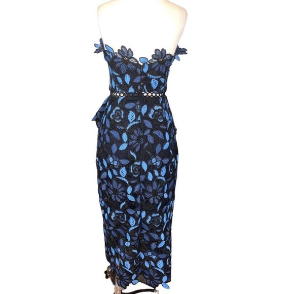 ELLIATT Times Dress in blue multi Navy - Picture 4 of 8
